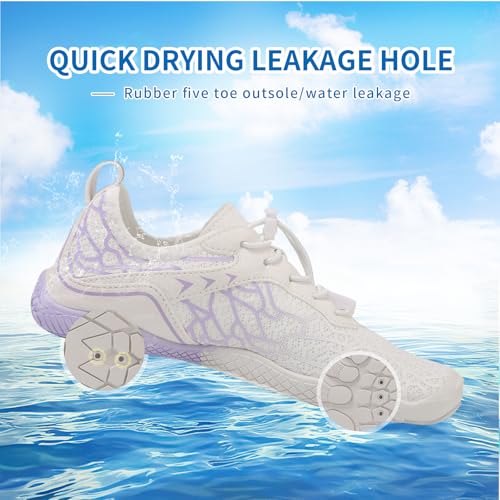 Image of Hike Barefoot Shoes for Womens Men Footwear,Pro Healthy&Non-Slip Water Shoe for Women Men, Wide Toe Running Shoes Boots Sneakers Unisex Designed for Walking,Running&Swimming Yoga, and Water Sports