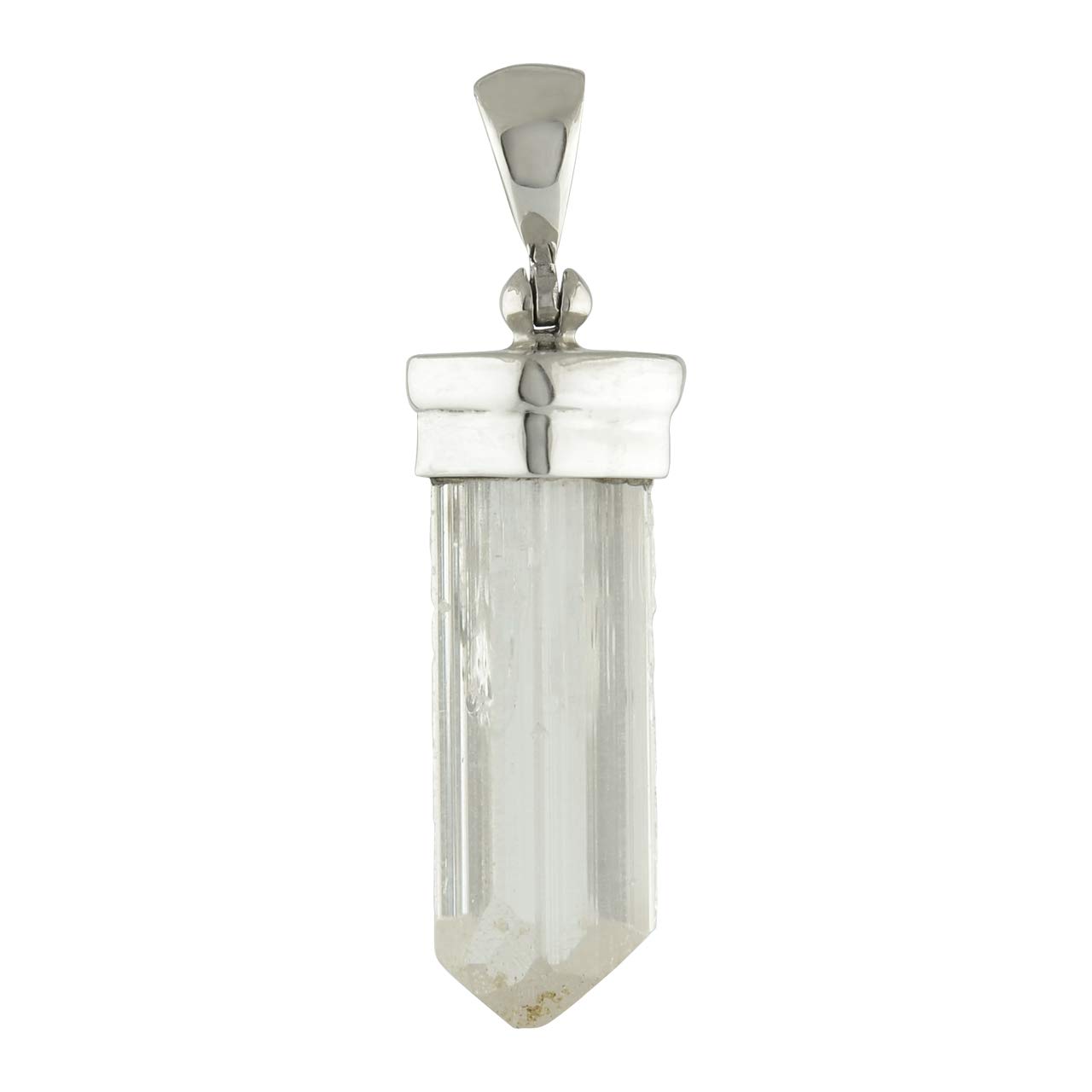 Pendente Argento Pietra Naturale Pietra Preziosa In Argento Per Carica O Impostazione - Ideale Per Gioielli Fai-da-te E Riparazioni Ciondolo Pietra Preziosa Montatura Argento - Foto 12