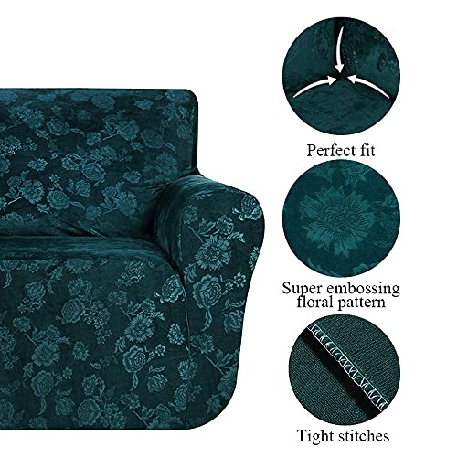 Housse canape extensible velours de qualité supérieure navy