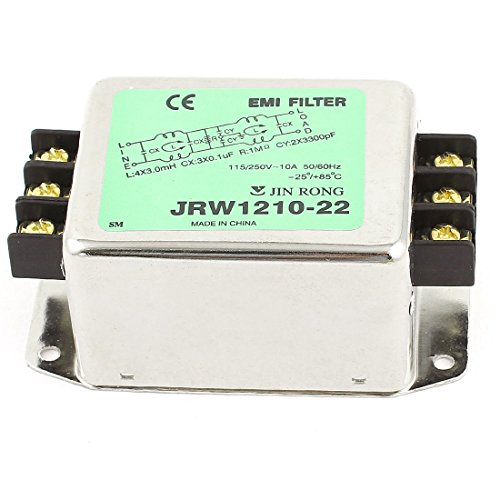 Aexit AC 115V/250V 10A Rated Current Metal Shell Power Line