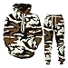 Męski strój z nadrukiem kamuflażowym 3D strój uliczny hip hop dwuczęściowy młodzieżowy sportowy zestaw, 3, 4XL