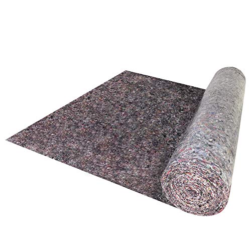 HENGMEI Carta da parati in tessuto non tessuto, ca. 1 m x 50 m (50 m²), con rivestimento in PE antiscivolo, peso: 180 g/m², protezione superficiale per pavimenti, pittori e fai da te