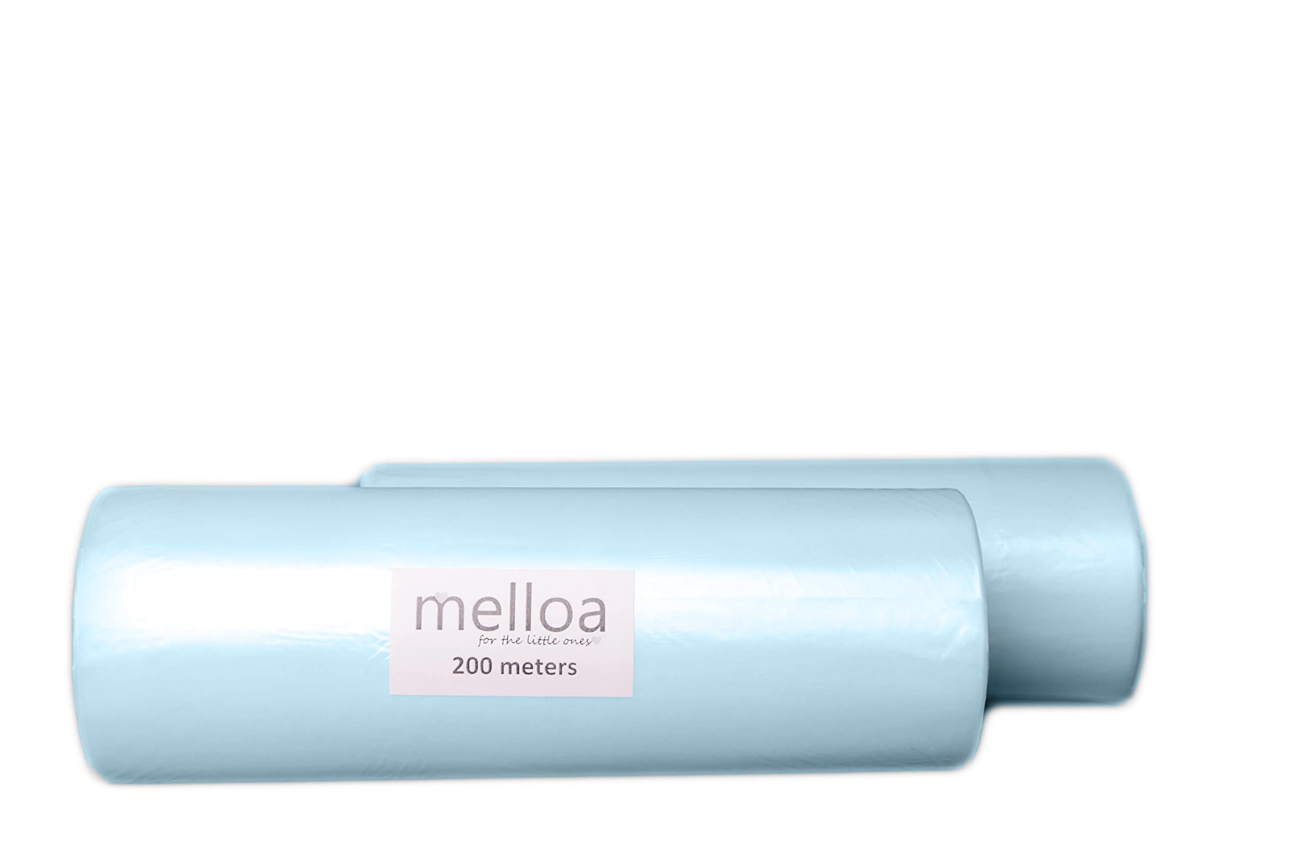 MELLOA - Ricarica universale per pattumiera a pannolino compatibile con Tommee Tippee Sangenic TEC Simplee Twist & Click Spross Ubbi Magic Littycat bidoni per pannolini (Blu, 400m)