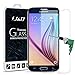 Galaxy S6 Screen Protector, J&D Samsung Galaxy S6 Glass Screen Protector [Tempered Glass] HD Clear Ballistic Glass Screen Protector for Galaxy S6