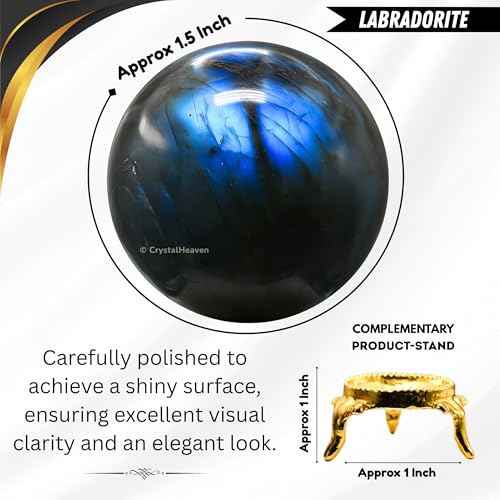 Image of Certified Labradorite Crystal Ball for Meditation