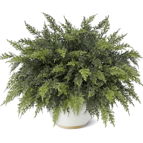 12 Pcs 18"Christmas Artificial Lifelike Touch Cedar Branches for Vase Decor