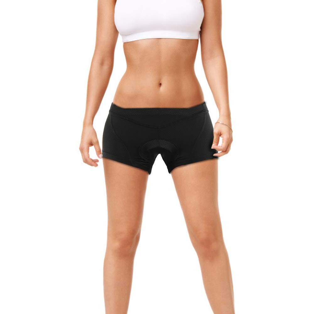 Femmes Sous-Vêtements de Vélo 3D Gel Rembourré, Slips VTT Cyclisme, Shorts