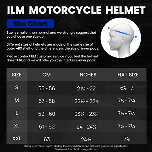 Ilm Adult Atv Motocross Off-Road Street Dirt Bike Full Face Motorcycle Helmet Dot Approved Dual Sports Suits Men Women Model 911(L, Matte Black) #TOP5