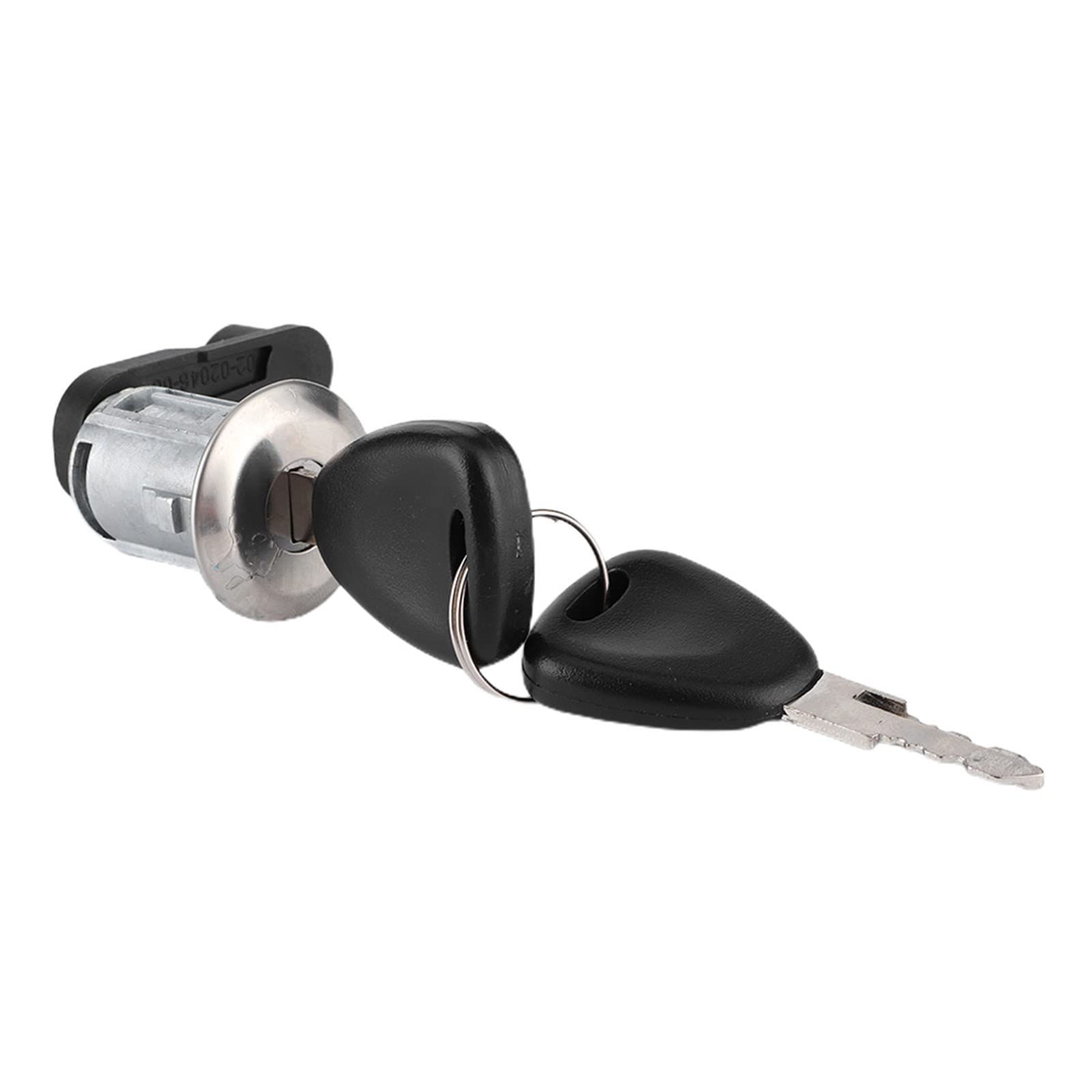 1 par de Cilindros de Cerradura de Coche con Llave, Kit de Cilindro de Cerradura de Puerta con Llave 7701468981 Apto para I Scenic I II Thalia