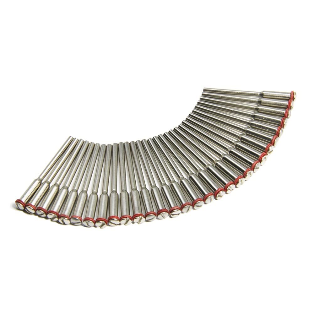 GatherTOOL 30pcs Arbor Mandrels Holder 2.35mm Shank for Reinforced Cut-Off Disc Mini Drill Accessories for Dremel Rotary Tool