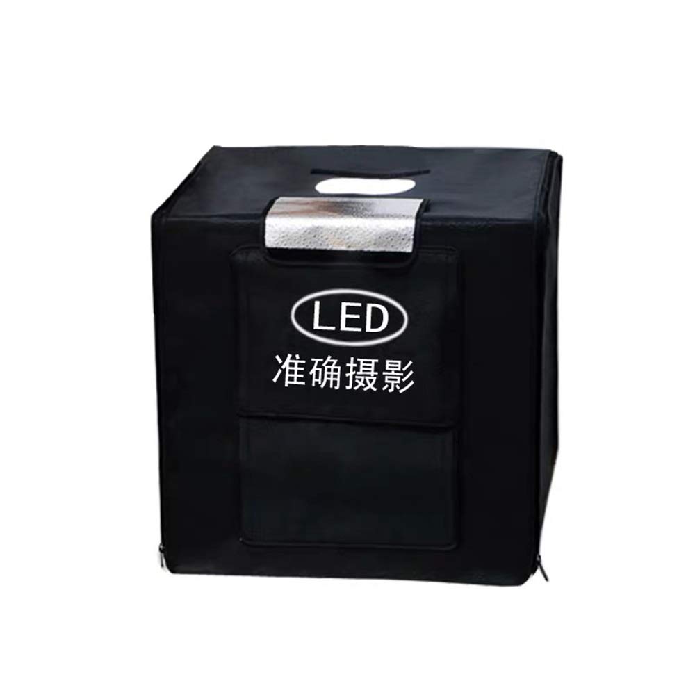 QSTF Photo Studio,60x60x60cm - 4 Dimmable LED Strips 5500k - Up to 12,000 lumens - Make your commercial photos e-commerce