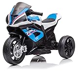moto a tre ruote harley usate 🔋 Alimentata da una robusta batteria da 12V questa moto elettrica raggiunge una velocità massima di 3.5 km orari e include funzioni versatili come la retromarcia e il pulsante di accensione con un effetto sonoro motore estremamente realistico