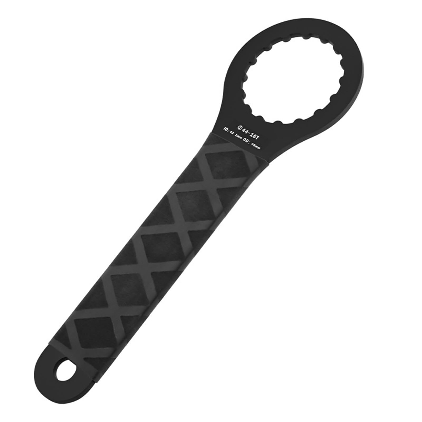 Msioytog O Aluminum Alloy Bicycles Crankset Wrench Tool With Rubber Grip Cycling Repair Maintenance Bicycles Bottom Bracket Aluminum Alloy Cycling Spanner Bike Maintenance Repair