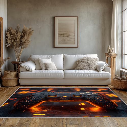 Tapis de manette de jeu grand format antidérapant pour sol de salon