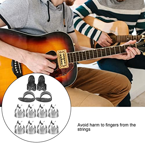 Médiators, Banjo Finger Picks Pick Finger Cots Metal Index Finger Picks Guitar Pick Collier Accessoires de guitare pour… - Les Beatles, Paul McCartney, John Lennon, RIngo Starr, George Harrison Médiators, Banjo Finger Picks Pick Finger Cots Metal Index Finger Picks Guitar Pick Collier Accessoires de guitare pour… – Image 7