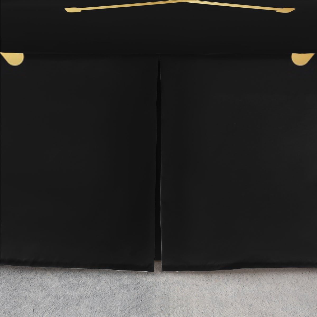 Baseball Bedskirt Queen Size Kids Boys Baseball Bedding Set 3Pcs Teens Sports Theme Bed Skirt All Season Black Gold Fashion Split Corner Bed Wrap Microfiber Modern Bedroom Decor,2 Pillowcases