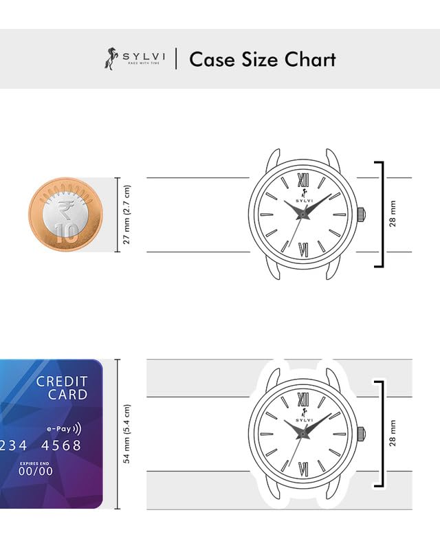 Image of Sylvi Analog Watch for Women, Dazzle Mocha Rose Link Rose Gold Stainless Steel Bracelet Watch with Glossy Coffee Round Dial, Mineral Glass, Quartz Movement & 30m (3 ATM) Water Resistant