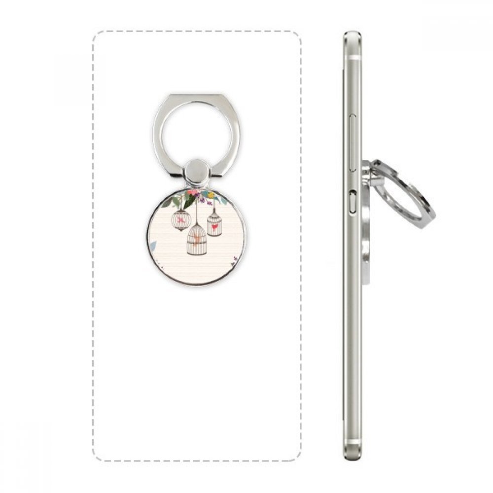 Anneau support smartphone cage fleur pour tous téléphones - 5