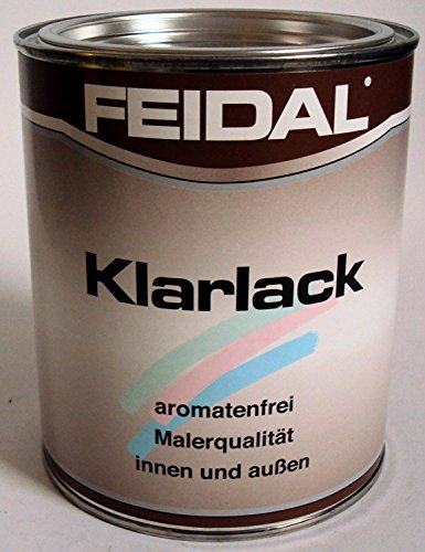 Preisvergleich Produktbild Feidal Klarlack Glänzend 750 ml Aromatenfrei Malerqualität