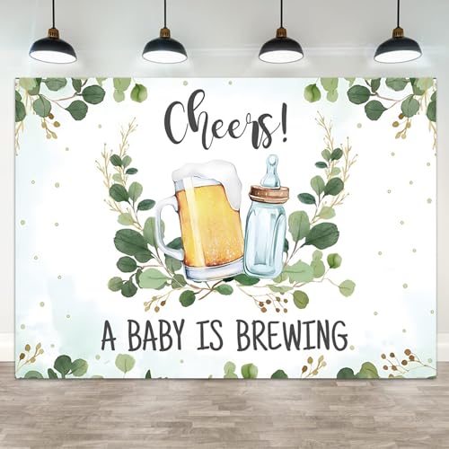 Fondo fotográfico 7x5ft para baby shower color 6 miniatura 1