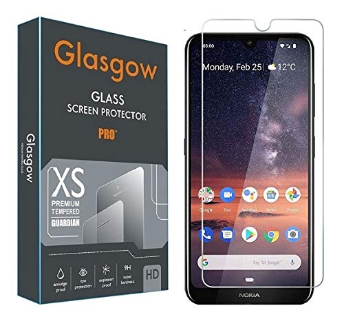 Glasgow Full Protection Tempered Glass for Nokia 3.2 [Anti-Scratch] [Gorilla] [Free Cleaning Kit Included] (B082DFHGL9) Amazon Price History, Amazon Price Tracker