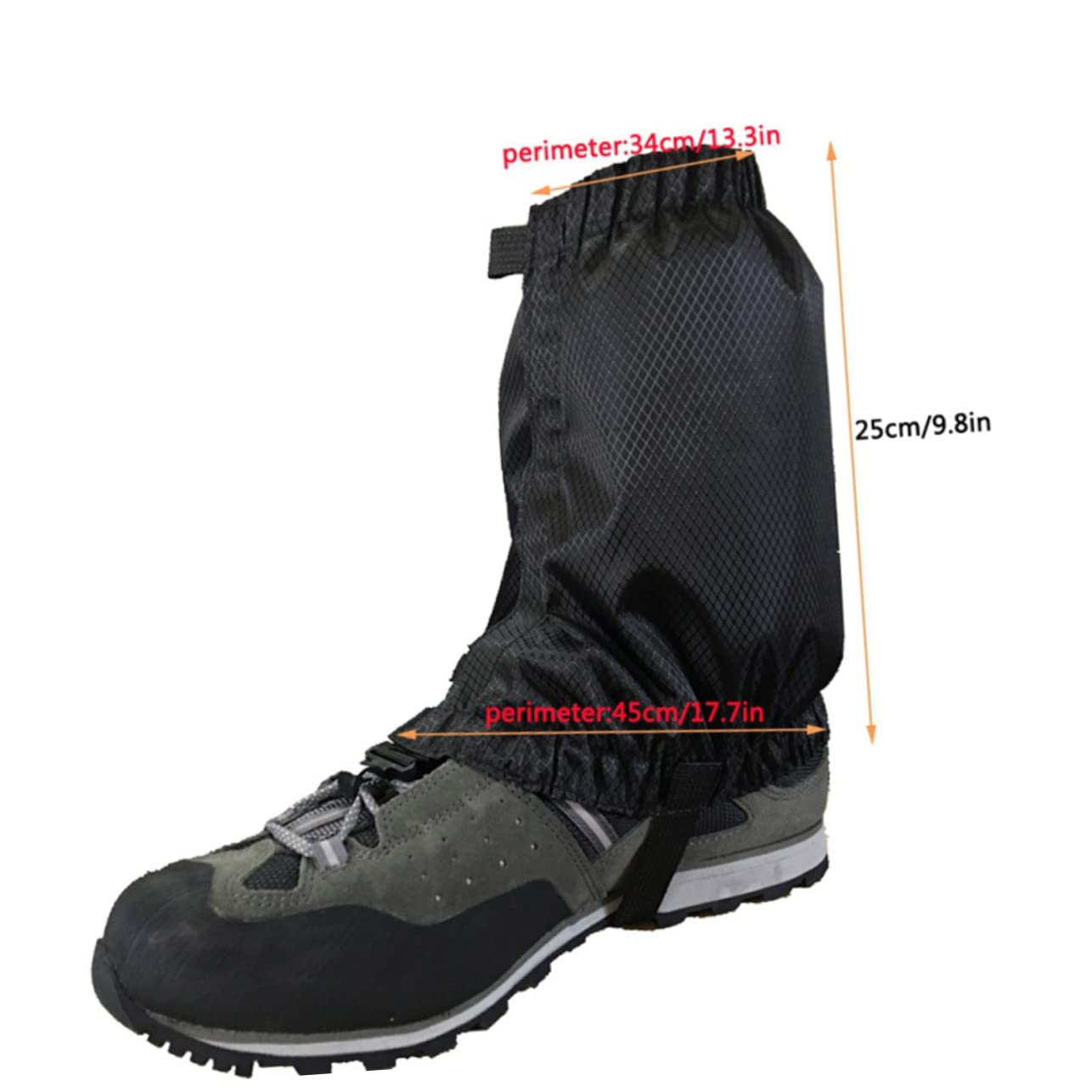 YARNOW guêtre de Marche à la Cheville guêtre pour la randonnée en Plein Bottes de Neige Trekking Accessoires Accessoire Chasse Couvre Chaussure Impermeable guêtres