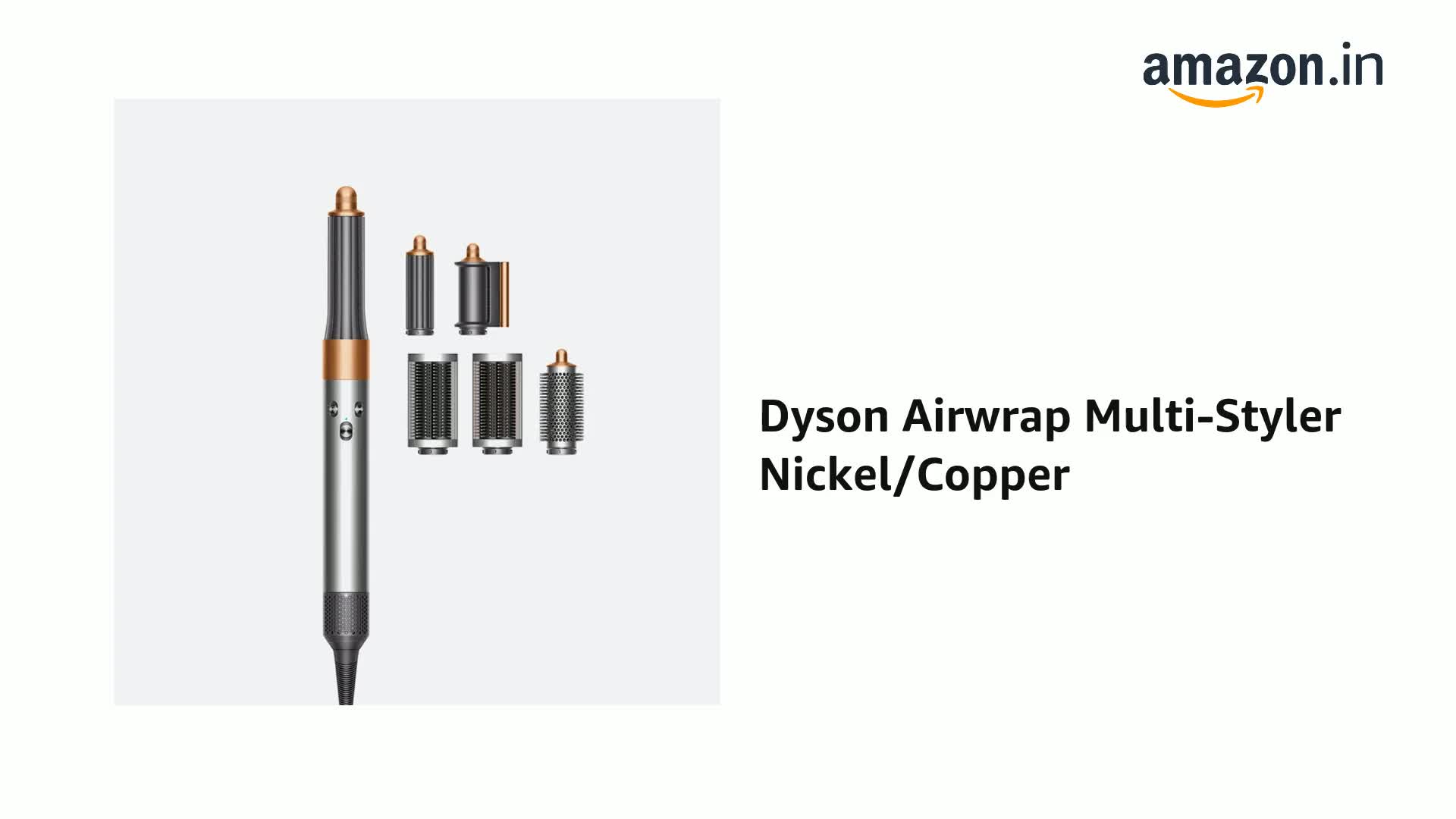 Dyson Airwrap Multi-Styler Nickel/Copper : Amazon.in: Beauty