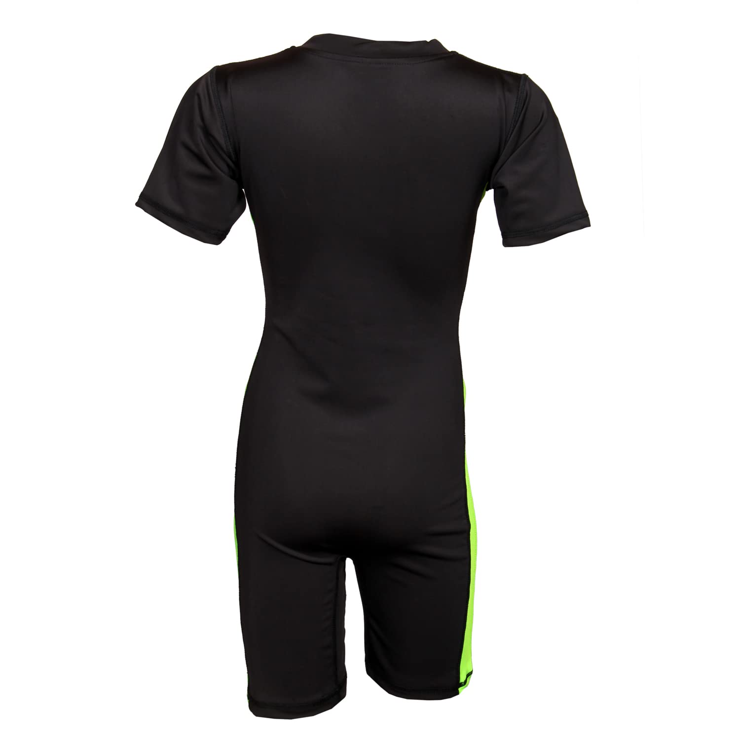 Addiction Poly - Spandex Unisex Swim and Skating Wear (28, 1) BLACK GREEN-picture-34
