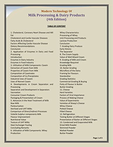 Image of MODERN TECHNOLOGY OF MILK PROCESSING & DAIRY PRODUCTS (4TH EDITION)