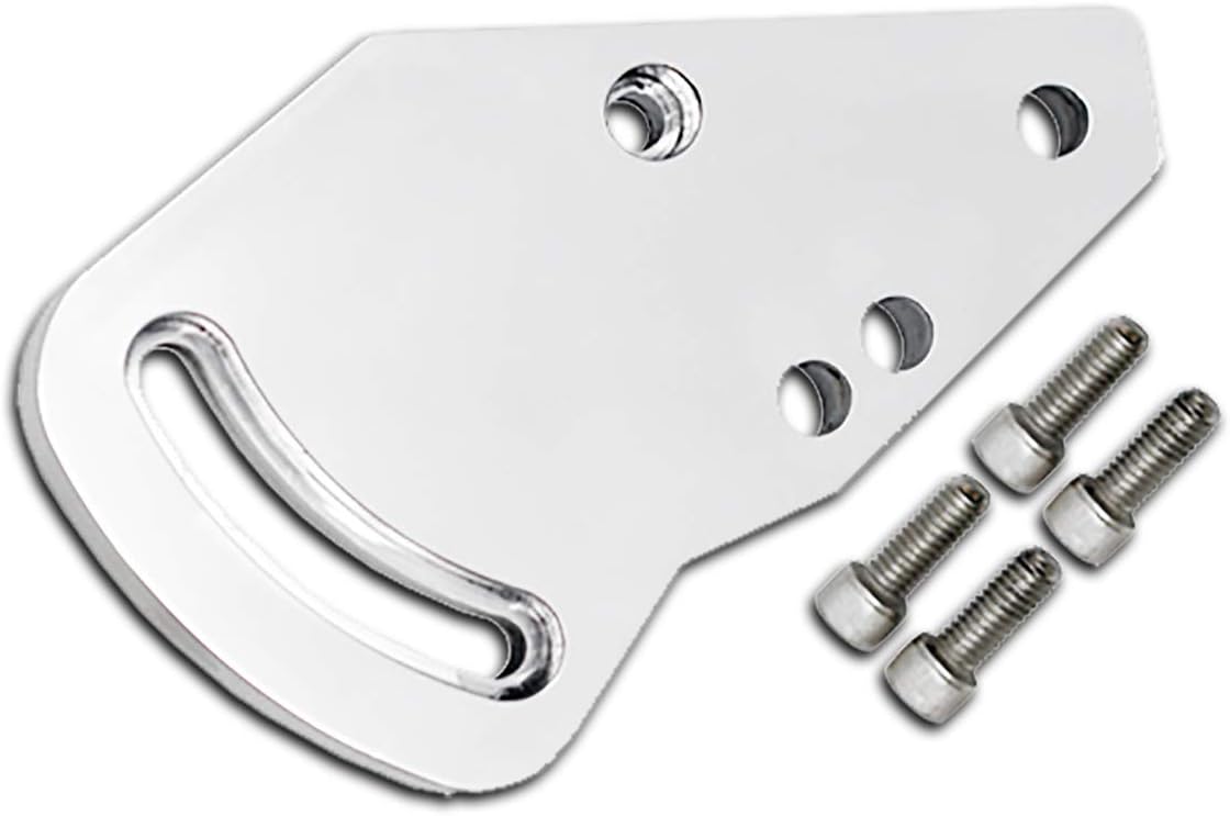 Cobra-Tek Fits Chevy SB BB Type II Power Steering Bracket Set (Swp) Polished Aluminum