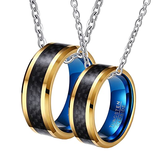 Collier tungstene anti rayures et hypoallergenique pour peau sensible homme femme