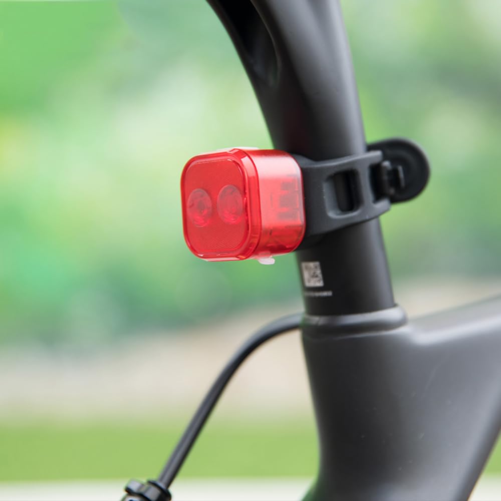 Fanale Posteriore per Bicicletta Impermeabile, Luce Posteriore a LED Ricaricabile Tramite USB, Luce di Sicurezza Posteriore, Luce di Avvertimento per Sella, Lampada per Ciclismo No