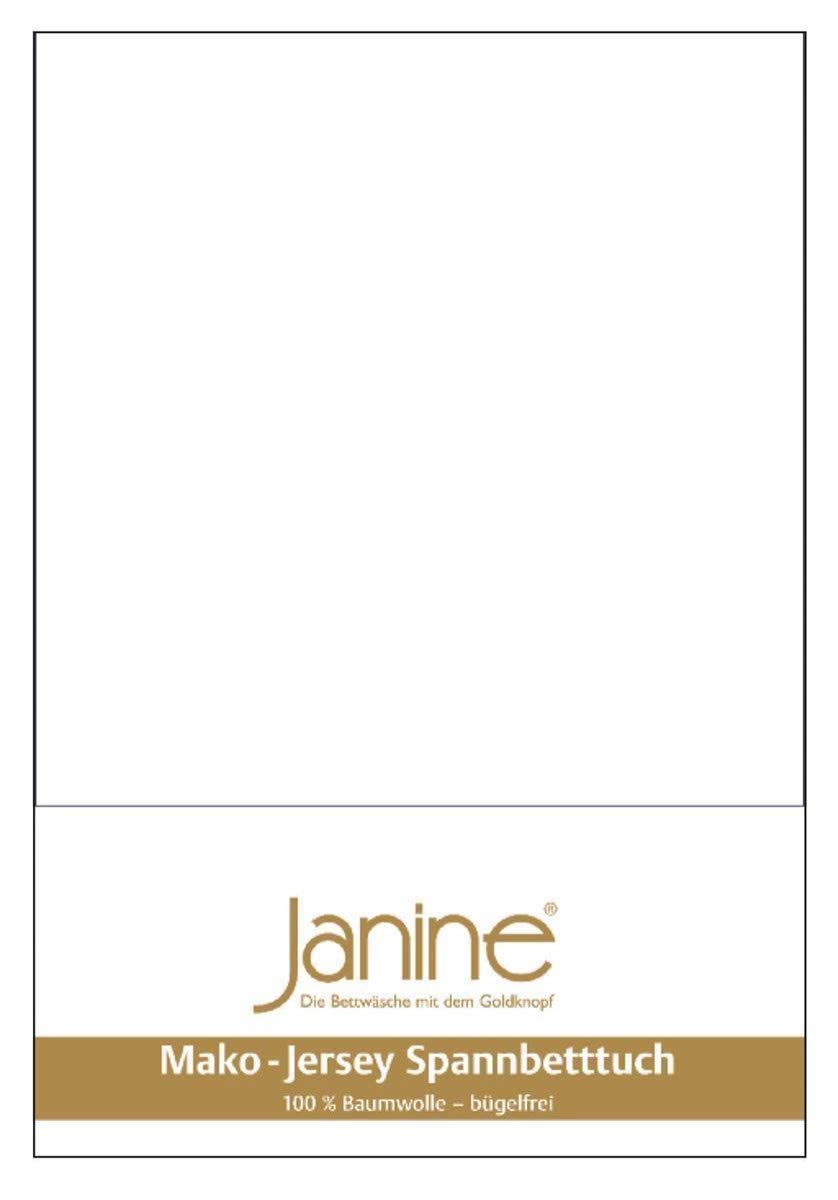 Janine Design sábana bajera ajustable, algodón, blanco, 180/200x200/220