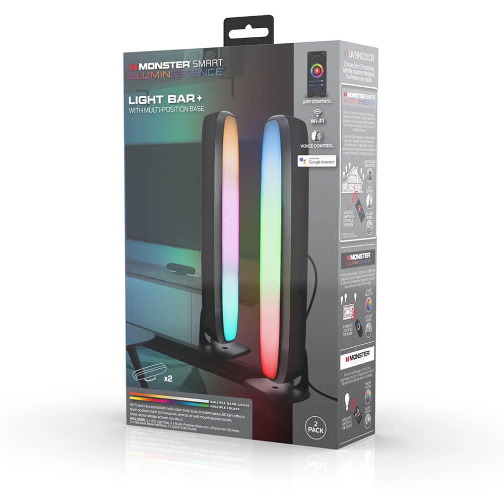 Amazon.com: Monster MLB71042RGB / MLB7-1042-RGB / MLB7-1042-RGB 6.5ft  Multi-Color USB LED Light Strip with Remote : Electronics