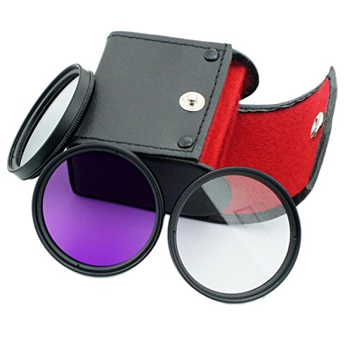 Kit Filtres UV-CPL-FLD + Filtres Macro Kit +1 +2 +4 +10 Pour Elargissement Amplifier Pour NIKON DSLR D3200 D3100 D3300 D3000 D5000 D5200 D5300 D5100 OBJECTIF LENS 18-105, CANON DSLR EOS REBEL T3i T2i T4i T5i 550D 600D 700D 650D OBJECTIF LENS 18-135
