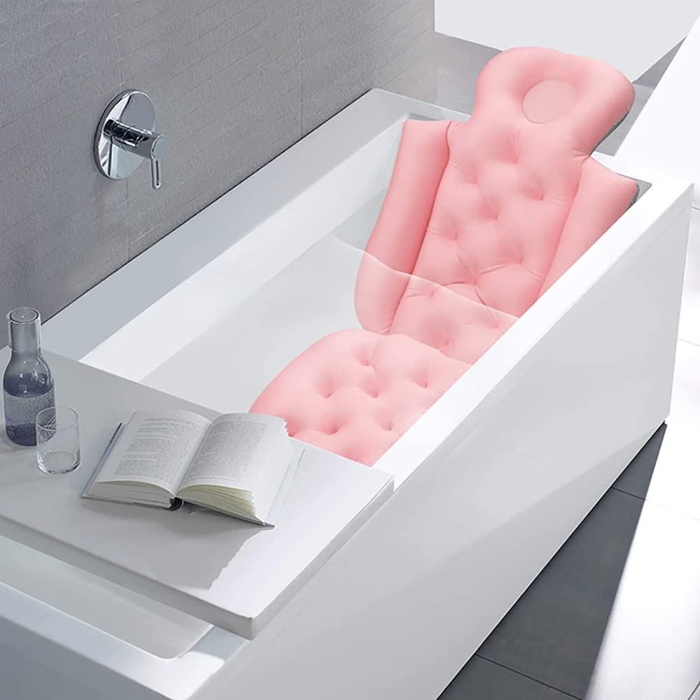 Mata do wanny na całe ciało, komfortowa, miękka poduszka do wanny, jacuzzi i spa, oddychająca mata 3D