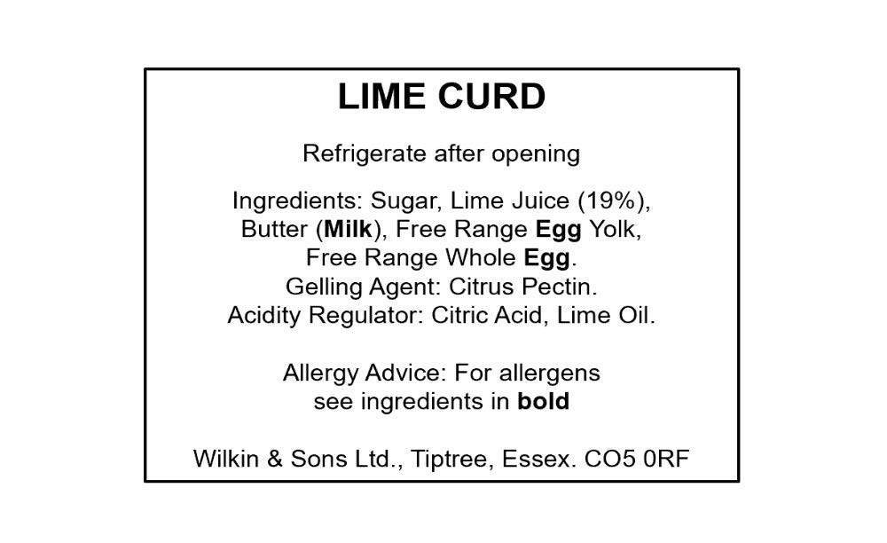Tiptree Lime Curd – 312 g x 6 Gläser – geeignet für vegetarische, Zöliakiediäten