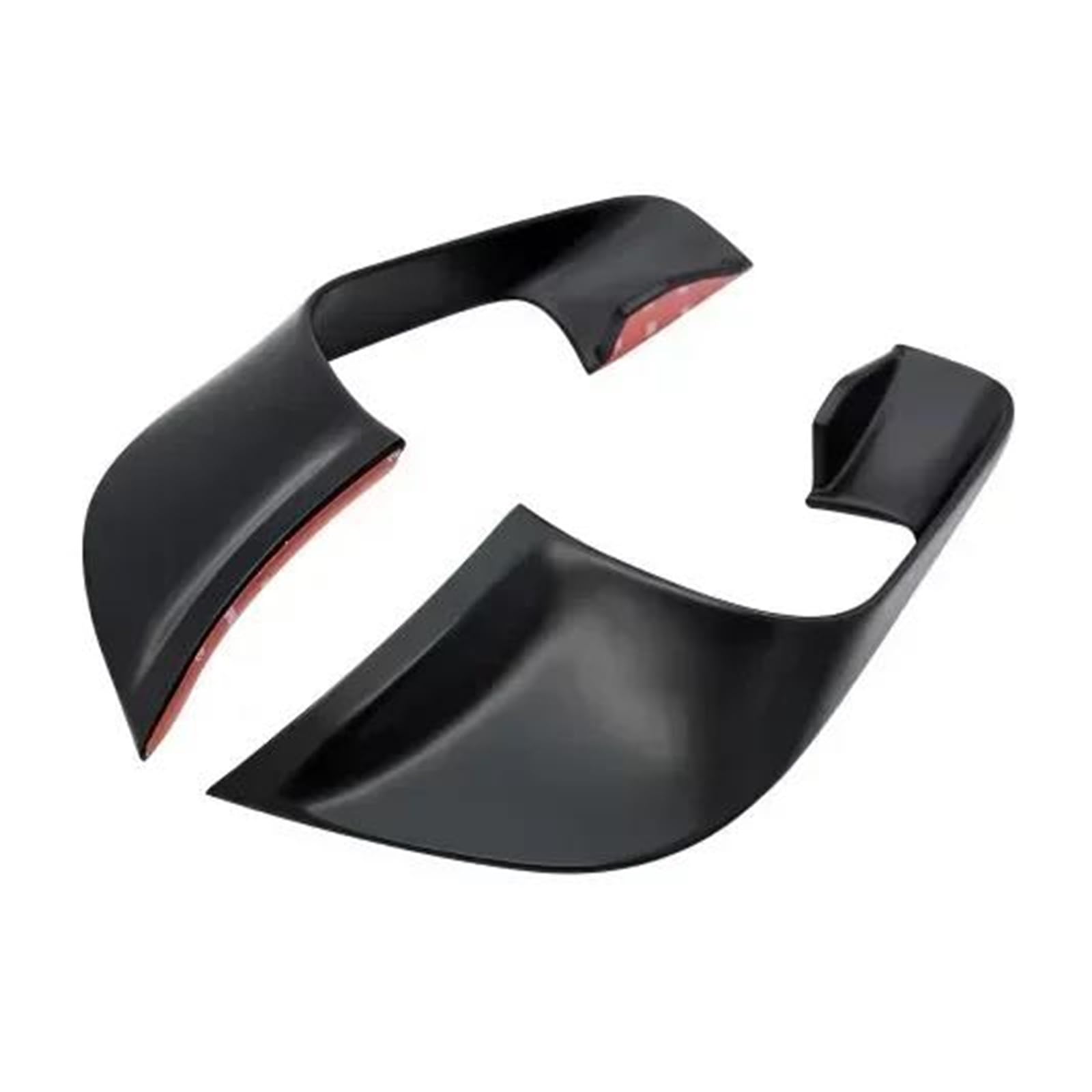 Carenado de Motocicleta para Yamaha YZF-R7 2021-2023 Motocicleta ala Fija ABS Pintura De Carbono Winglets Aerodinámicos Alerón Kit De Carenado(Matte Black)