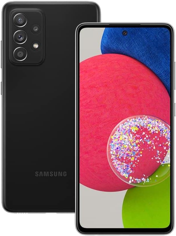 Samsung Galaxy A52s 5G Smartphone Dual SIM Android Mobile Phone 6 GB RAM 128 GB Memory Awesome Black Enterprise Edition (UK Version) New Version