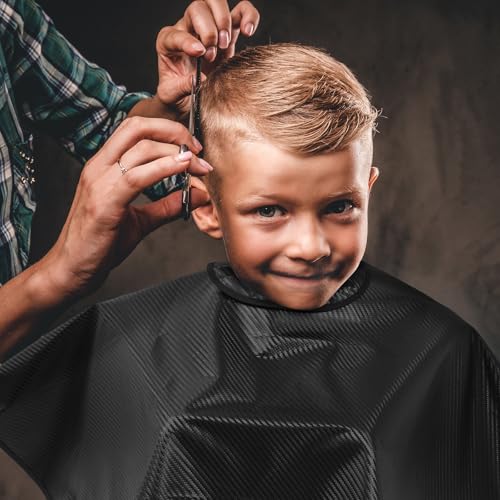 Capa Profesional para Corte de Cabello Ipetboom con Cierre para Cuello, Ideal para Salón de Belleza y Protección durante el Corte de Cabello miniatura 5