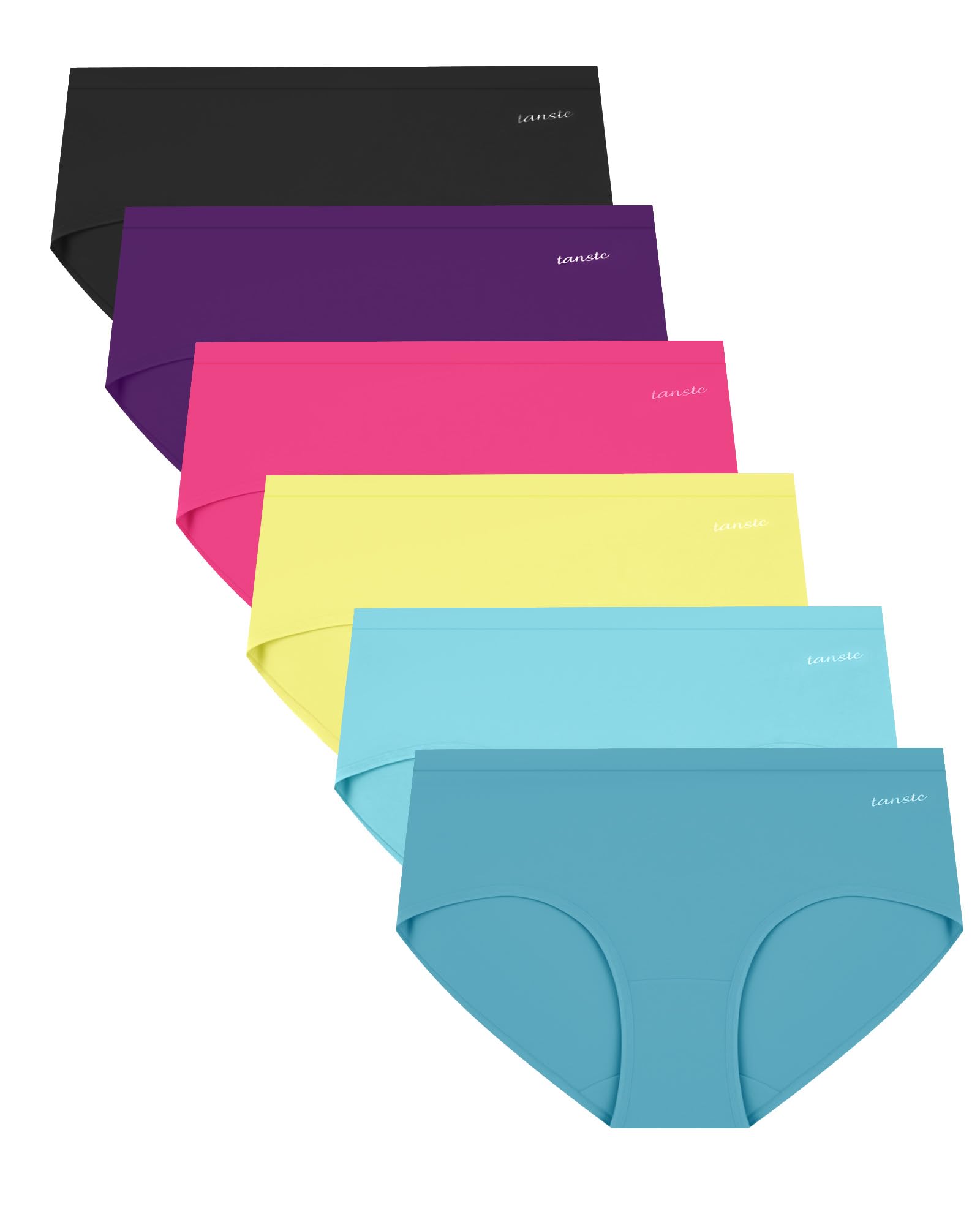 Womens Underwear Multipack - Soft and Stretchy Ladies Knickers Comfortable Cotton Pants for Women, Ideal for Daily Wear (Pack of 6) — view 10