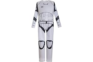 Boys Storm Trooper Armor Full Suit Costume Cosplay Jumpsuits with Mask
