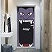 Autocollant de Porte pour Halloween Halloween Diable Bouche Porte Poster Salle de Bain Salon Autocollant de Halloween Party Décoration Accessoires (Color : A, Size : 38.5x200cm)