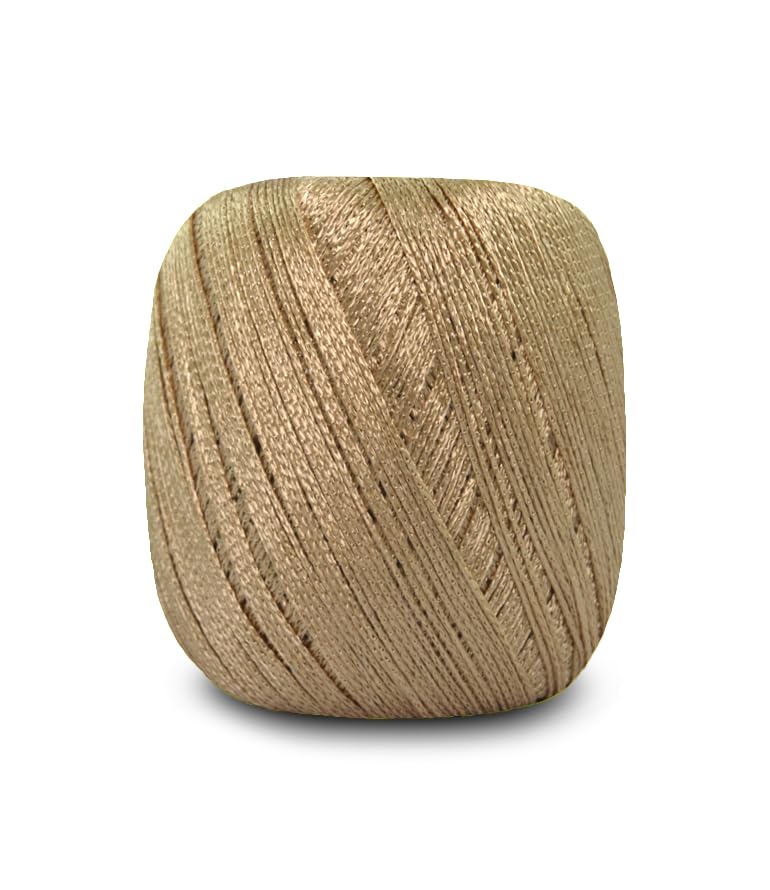 Image of CIRCULO Encanto Slim Yarn 100% Viscose - Luxury & Shine - Sport Weight Yarn - 262 yds, 3.52 oz - Color 7031 - Liquor