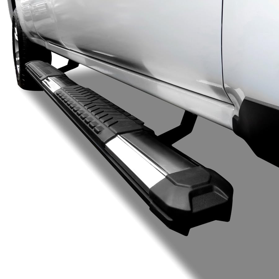 Estribos Black Horse Silver Aluminum para Chevrolet Colorado y GMC Canyon miniatura 5