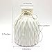 Anding Modern Vase Home Decoration Grid Design White Porcelain Bottle
