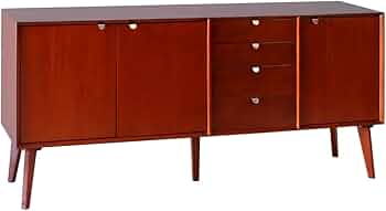 Amazon.co.jp: リビングボード 幅160cm キャビネット サイドボード