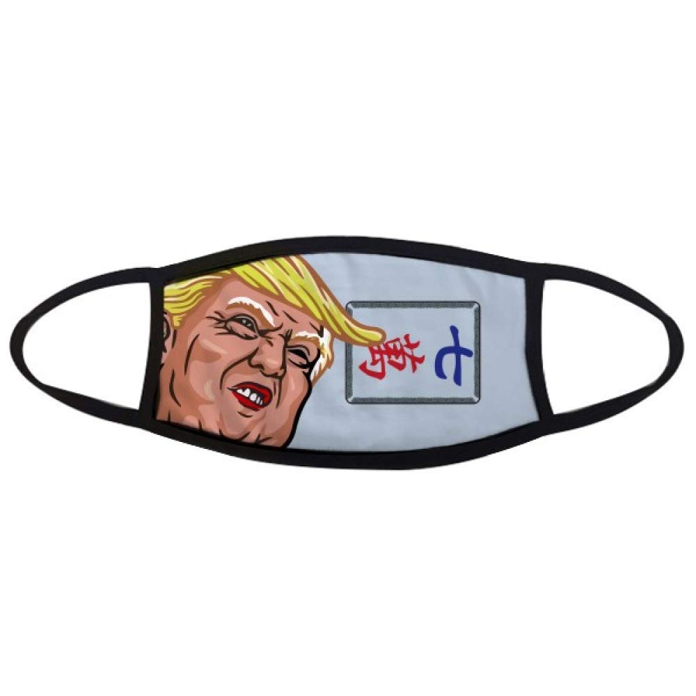 cold master DIY lab Mahjong Million 7 Tiles Pattern Mask Windproof Reusable Anti Dust President