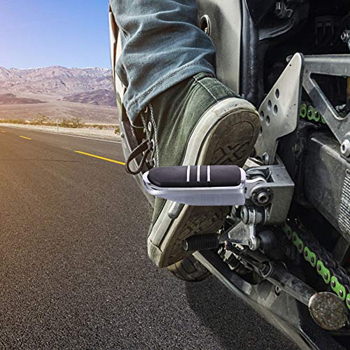 BESPORTBLE Motocicleta Pé Estacas Universal Frame Do Metal Da Motocicleta Moto Pé Pegs Pedais Repous