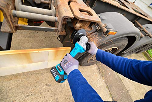 Hazet 2678510 Winkelschleifer-Satz (4teilig, Akku-Winkelschleifer, Schnell-Ladegerät, 2 Li-Ionen-Akku 18 V, 5 Ah) 2678510 – Bild 4